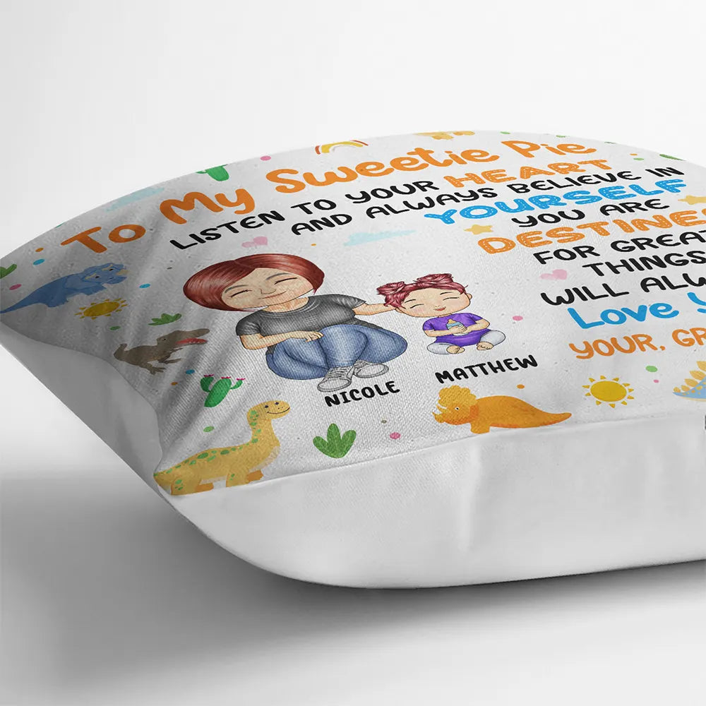 Listen To Your Heart And Always Believe In Yourself - Personalized Pillow