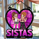 Sisters Y2K - Personalized Window Hanging Suncatcher Ornament