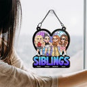 Sisters Y2K - Personalized Window Hanging Suncatcher Ornament