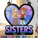Sisters Y2K - Personalized Window Hanging Suncatcher Ornament