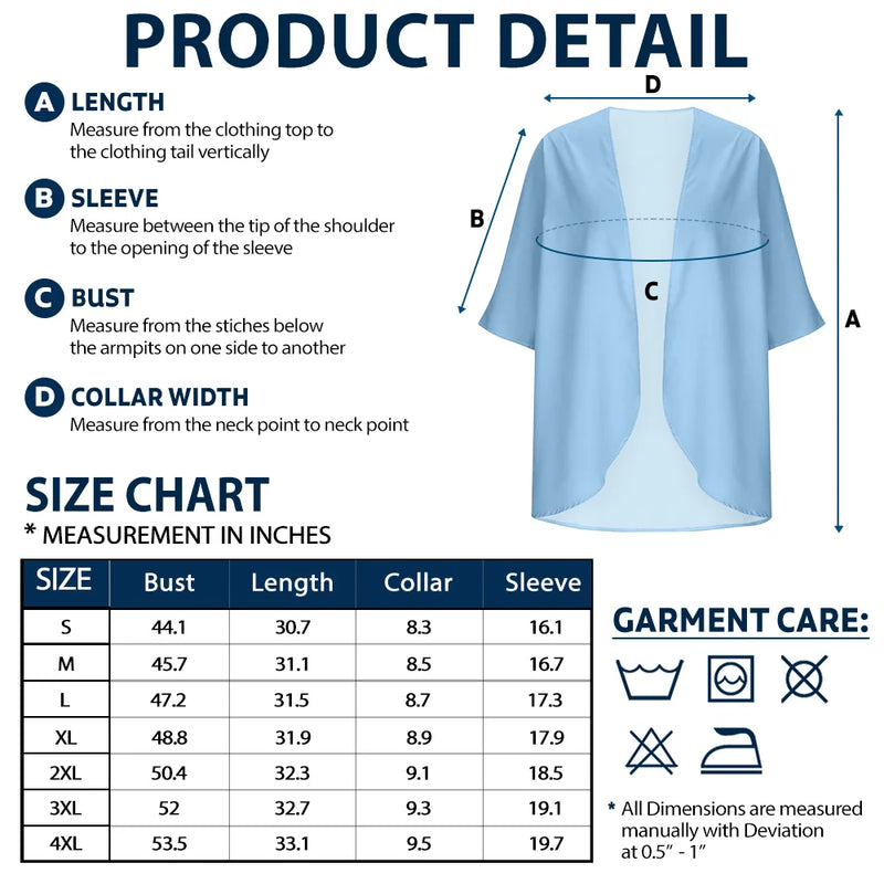 Tropical Toile Dog Cat - Personalized Women Kimono Cardigan