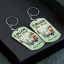 Camping,Campsite,Couple's Hobby,Happy,Gift For Couples - Keys To The Camper Camping Cartoon Couple - Personalized Aluminum Keychain
