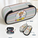 Gift For Kids,Gift For Grandkids,Back To School,Happy - Kid Ready To Crush Hidden Message - Personalized Pencil Case