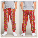 Playful,Gift For Kids,Icon - Kids Car Vehicle Name & Number - Personalized Kid Pajama Pants