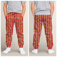 Playful,Gift For Kids,Icon - Kids Car Vehicle Name & Number - Personalized Kid Pajama Pants