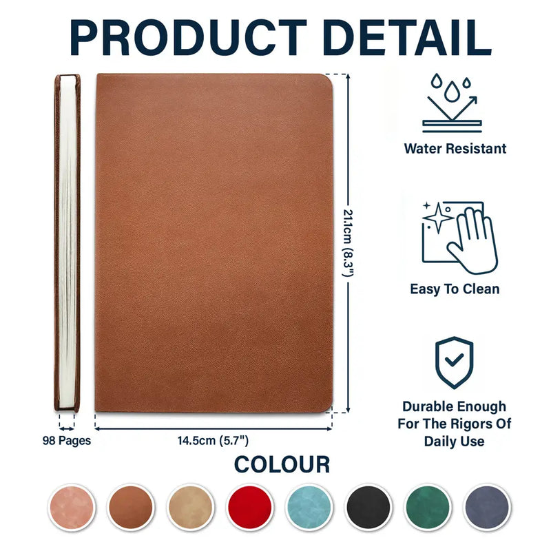 Campsite, Camping - The Adventure Book Couple Camping - Personalized Leather Journal
