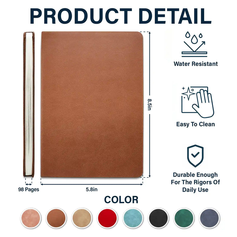 Gift For Yourself,Gifts For Colleagues,Gift For Bestie,Happy - Boss Lady Funny Definition - Personalized Leather Journal