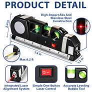 Gift For Men,Gift For Father,Gift For Boyfriend,Gift For Couples,Gift For Husband,New Dad,New Mom,Non-Eng,Vector,Adorable - First Time As Family Of Three - Personalized Laser Level Tool