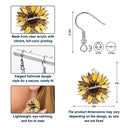 Gift For Mother,Gift For Grandma,Happy - Nana, Mom, Auntie Family Sunflower - Birthday, Loving Gift For Mother, Grandma, Grandmother - Personalized Acrylic Earrings