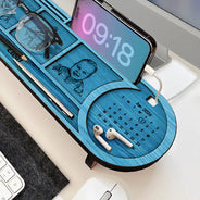 Gift For Men,Gift For Father,Gift For Mother,New Mom,New Dad,Gift For Women,Non-Eng,Photo - Pencil Sketch,Adorable - Custom Photo The Day You Became My Mom Dad Pencil Sketch - Personalized Desk Organizer
