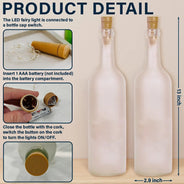First Christmas As Married - Personalized Bottle Light