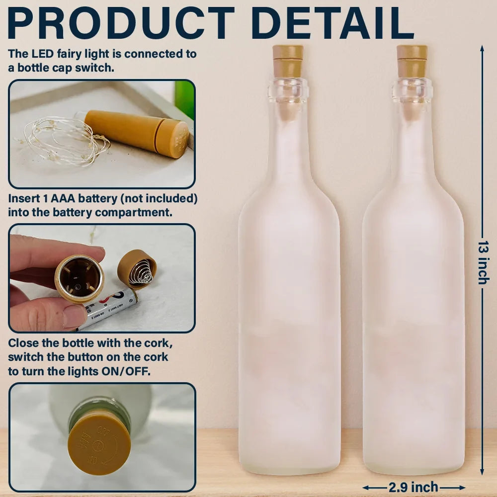 First Mom Now Grandma Glass Effect Birth Flower - Personalized Bottle Light