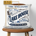 Lake House Life Is Better Custom Pillow
