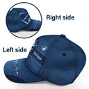 Gift For Yourself,Gift For Men,Gift For Grandpa,Gift For Father,Gift For Mother,Gift For Grandma,Spanish,Love- Las Huellas De Las Manos Del Abuelo Papá Y Los Niños - Gorra Clásica Personalizada