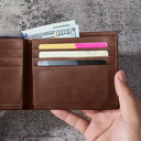 God Hit A Homerun - Personalized Leather Wallet