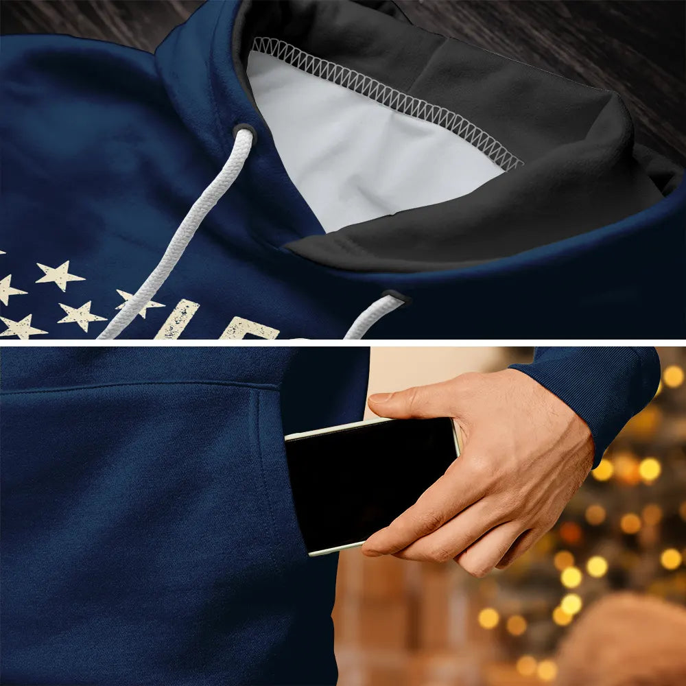 Gift For Grandpa,Gift For Father,Happy - Legend Husband Dad Papa - Personalized Pullover Hoodie