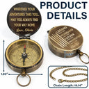 Gift For Husband,Gift For Men,Gift For Grandpa,Gift For Father,Gift For Brothers,Happy,Proud - Legend Husband Daddy Grandpa - Personalized Engraved Brass Compass