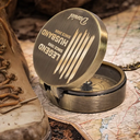 Gift For Husband,Gift For Men,Gift For Grandpa,Gift For Father,Gift For Brothers,Happy,Proud - Legend Husband Daddy Grandpa - Personalized Engraved Brass Compass