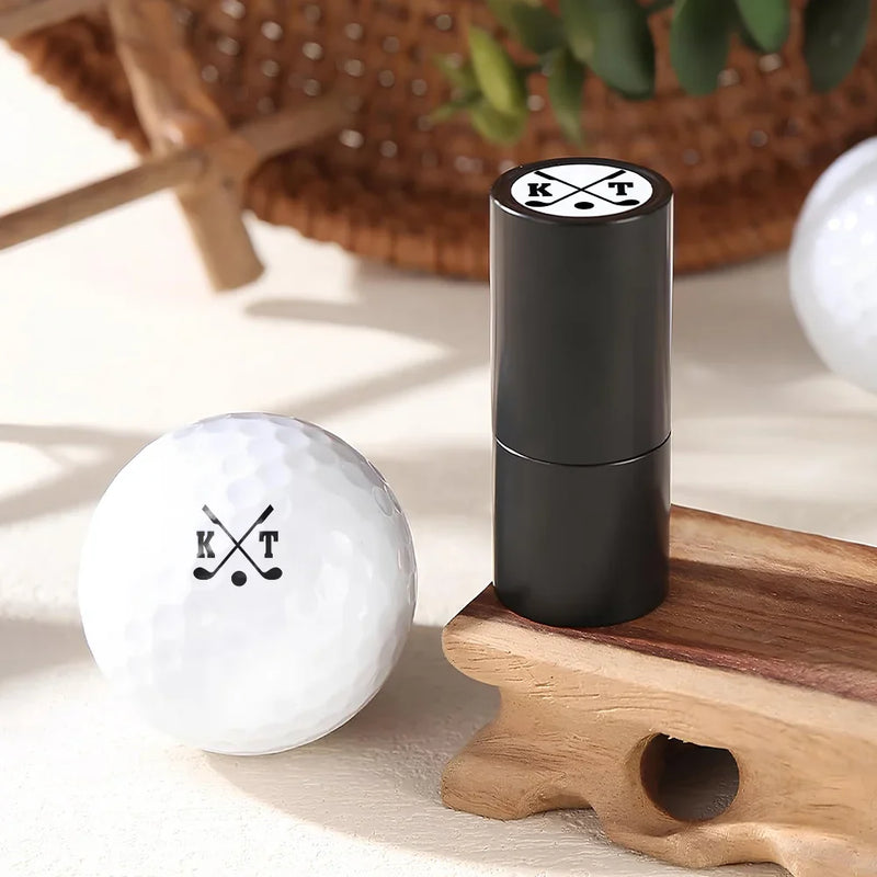 Happy, Sport Dad, Golf, Gift For Father, Gift For Men - Life Is Full Of Choices - Personalized Golf Ball Stamp with Metal Storage Box