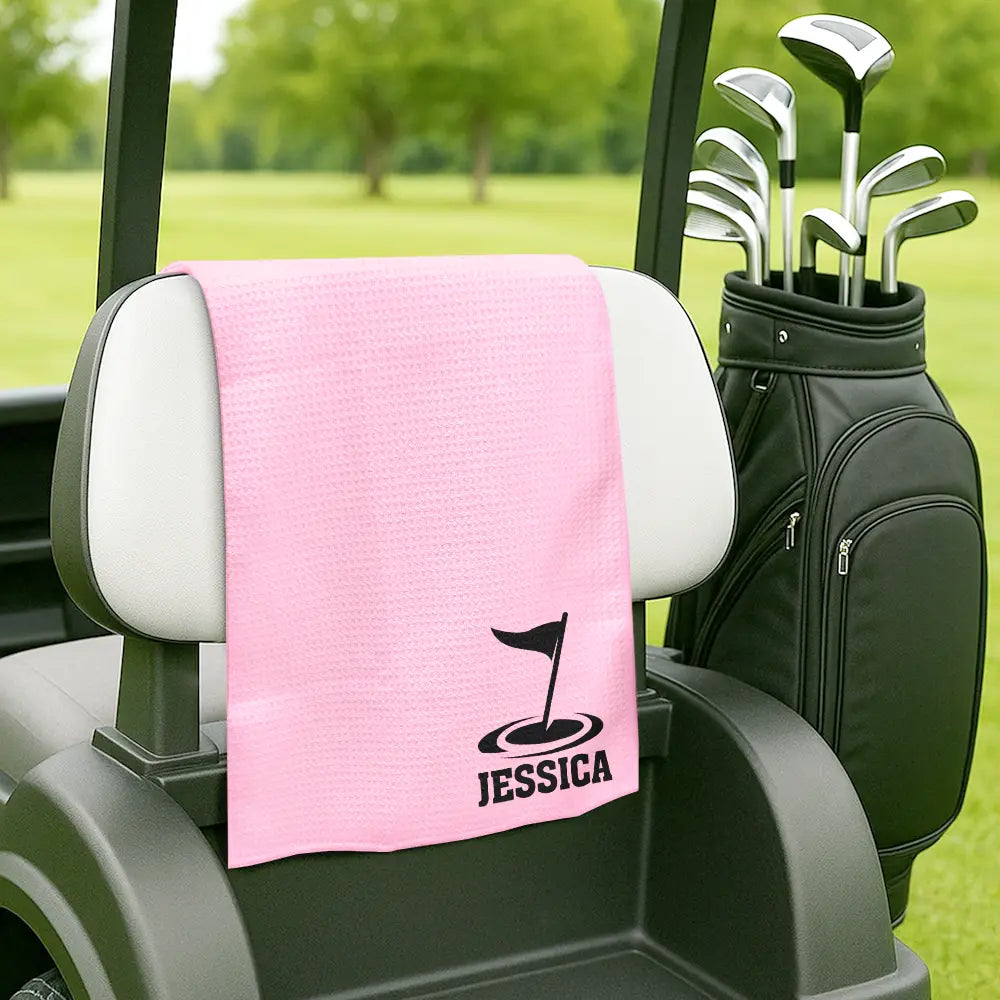 Funny,Golf,Gift For Husband,Gift For Boyfriend,Gift For Yourself,Gift For Men,Gift For Grandpa,Grandpa's Hobby,Gift For Father,Dad's Hobby,Sport Dad - Life Is Full Of Choices - Personalized Golf Towel