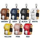 Golf,Gift For Husband,Gift For Boyfriend,Gift For Yourself,Gift For Men,Gift For Grandpa,Gift For Father,Sport Dad,Dad's Hobby - Life Is Full Of Choices - Personalized Leather Golf Ball Holder