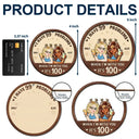 Christmas, Old Best friends, Gift For Bestie, Funny - Life With My Extra Problems - Personalized 2-Layered Wooden Ornament