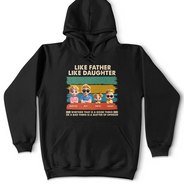 Like Father Like Daughter Funny Dad - Personalized T Shirt