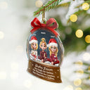 Gift For Bestie,Gift For Sisters,Christmas,Happy - Limitless Laugh Countless Memories Endless Friendship Besties - Personalized Custom Shaped Acrylic Ornament