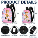Top Market, Adorable, Back To School, Football (Soccer), Gift For Kids, Vector - Little Kids Soccer Player - Personalized Kids Backpack