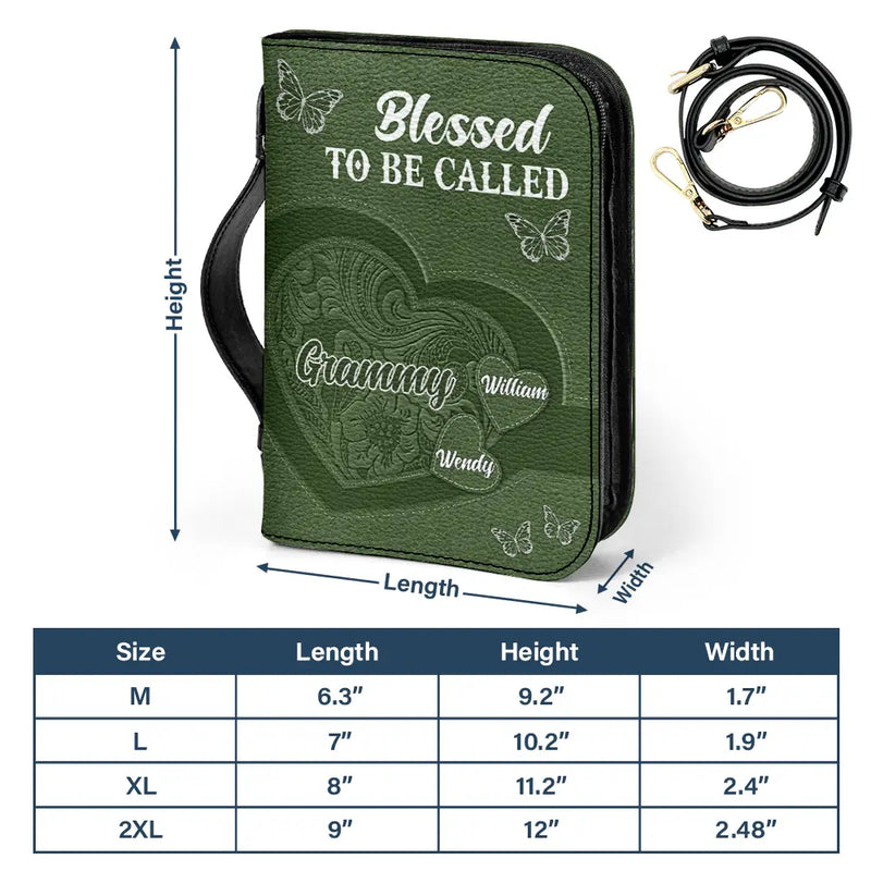 Christmas,Christian,Gift For Grandma,Grandma - Grandkids - Little Sweethearts Bless To Be Called Grandma Mommy - Personalized Bible Cover