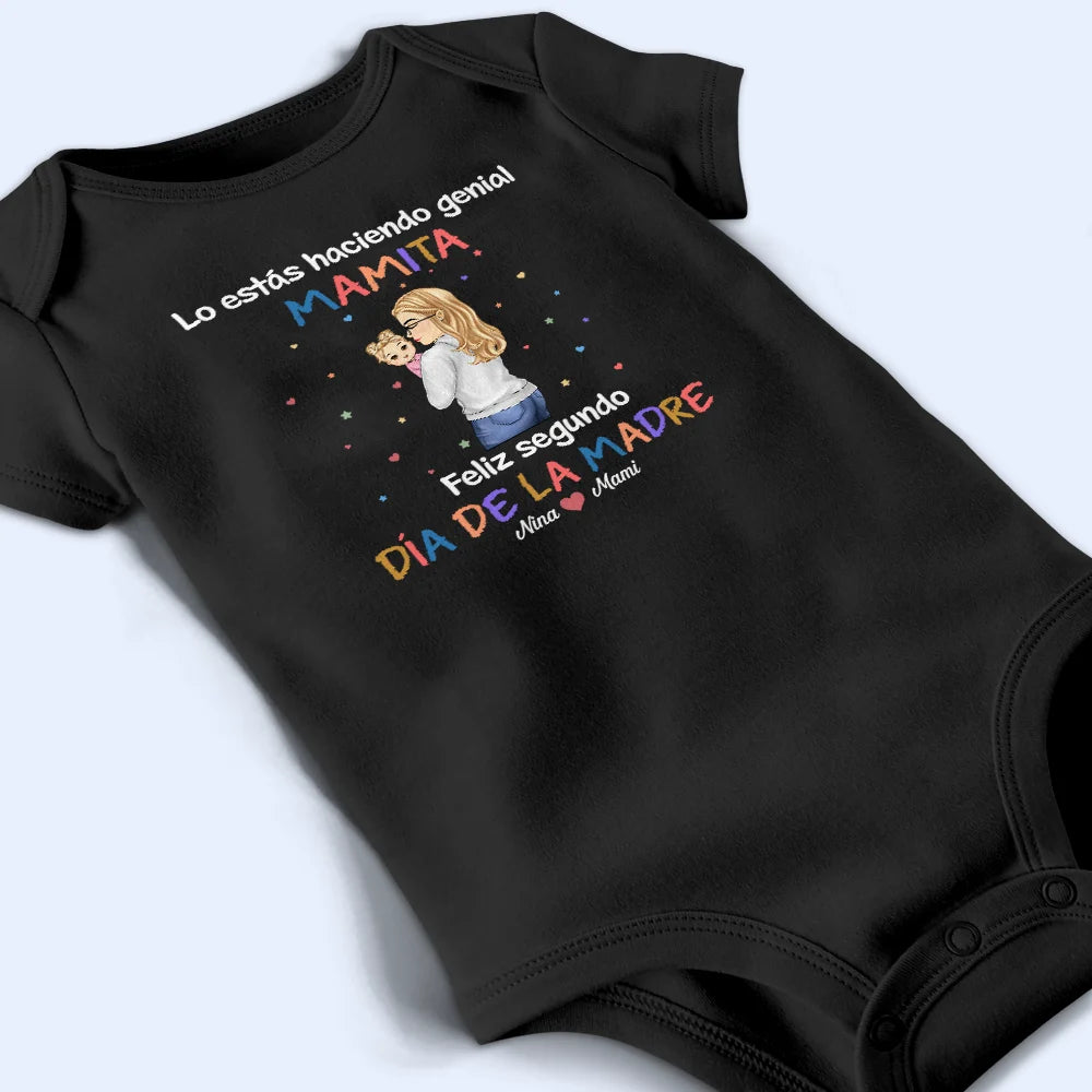 New Mom,New baby,Gift For Kids,Gift For Grandkids,Spanish,Love - Lo Estás Haciendo Genial - Body De Bebé Personalizado