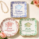 Graduation,Happy,Location Map - Location Map Congrats Graduation - Personalized Ring Dish