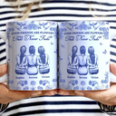 Gift For Bestie, Old Best friends, Love - Long Time To Grown An Old Friend - Personalized White Edge-to-Edge Mug