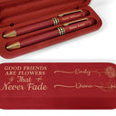 Gift For Bestie, Love - Long Time To Grow An Old Friend - Personalized Wooden Pen Set