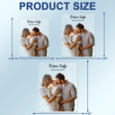 Gift For Couples,Gift For Husband,Gift For Wife,Gift For Boyfriend,Gift For Girlfriend,Family,Love - Safe Journey Love Message - Personalized Acrylic Car Hanger