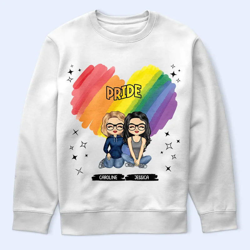 Gift For Couples,LGBT,Gift For Yourself,Love,Gift For Husband,Gift For Wife,Gift For Boyfriend,Gift For Girlfriend - Love Is Love - Personalized T Shirt
