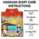 Gift For Bestie,Beach,Summer,Happy,Best friends' Hobby - Love You To The Beach And Back - Personalized Hawaiian Shirt
