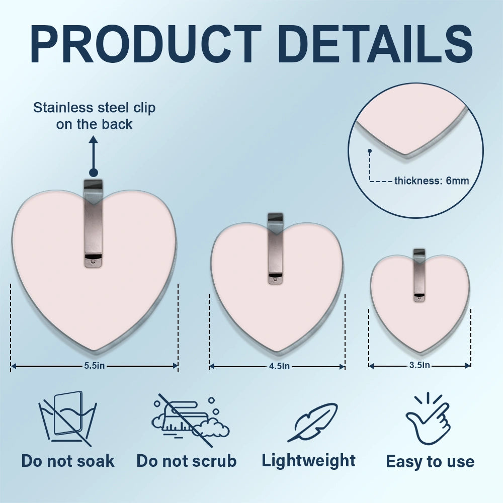 Gift For Couples,Gift For Husband,Gift For Wife,Gift For Boyfriend,Gift For Girlfriend,Funny - Love You With All My Butt - Personalized Custom Shaped Acrylic Car Visor Clip