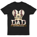 Gift For Father, Love, Baseball - Loving Best Baseball Dad Ever - Personalized T Shirt