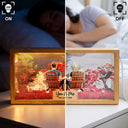 Love,Old Couples,Gift For Husband,Gift For Wife,Gift For Boyfriend,Gift For Girlfriend,Gift For Couples,Non-Eng,Vector - Loving Couple You & Me We Got This - Personalized Flower Light Box