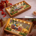 Love,Old Couples,Gift For Husband,Gift For Wife,Gift For Boyfriend,Gift For Girlfriend,Gift For Couples,Non-Eng,Vector - Loving Couple You & Me We Got This - Personalized Flower Light Box