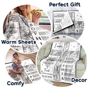 New baby,New Mom,New Dad,Christian,Love - Newborn Baby Baptized Dedicated Christened First Communion - Personalized Fleece Blanket, Sherpa Blanket