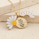 Memorial,Love - Memorial Mother Father Couple Custom Name And Date - Personalized Engraved Hidden Message Necklace