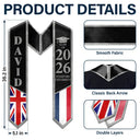 Gift For Yourself,Graduation,Happy,Gift For Daughter,Gift For Son,Icon - So Proud Of Two Flags Graduation - Personalized Stoles