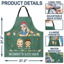 Gift For Grandma, Gift For Mother - Grandma's Kitchen With Grandkids - Personalized Apron