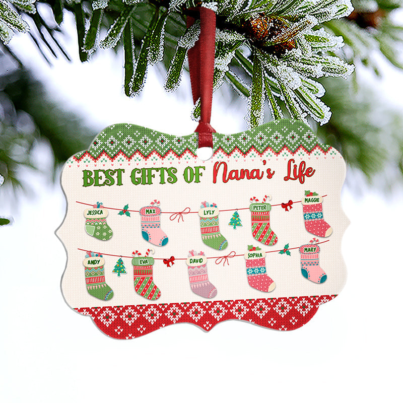 Les plus beaux cadeaux de la vie pour petits-enfants - Cadeau pour grands-parents - Décoration en bois personnalisée, décoration en aluminium