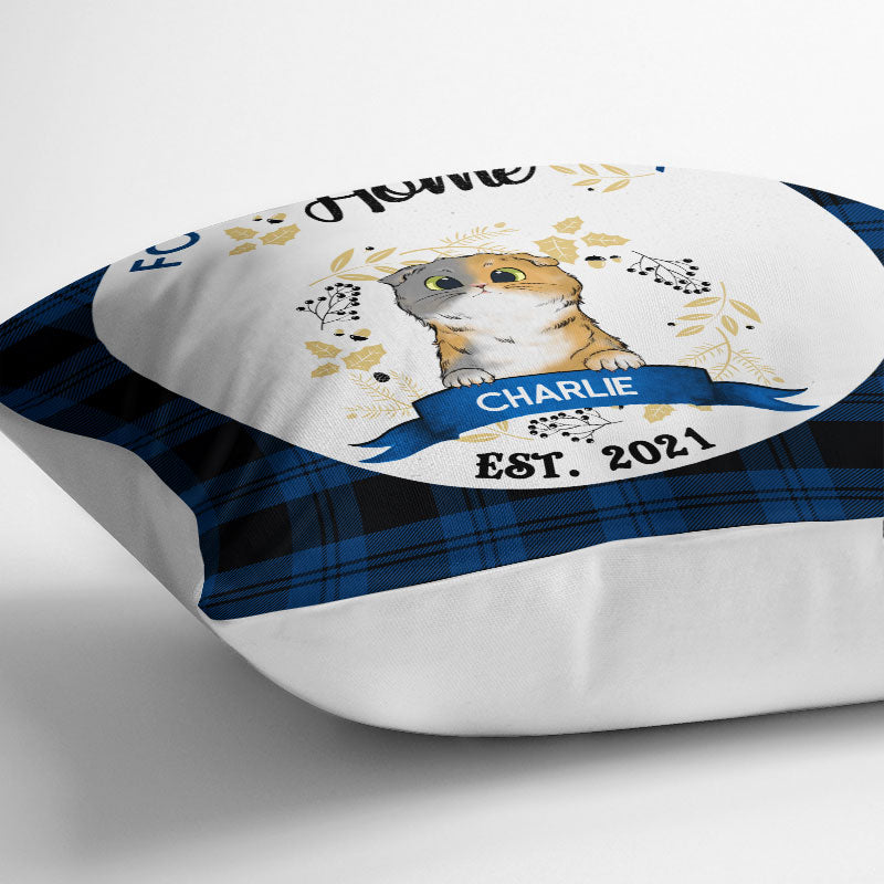 Ma maison pour toujours - Cadeau pour chiens et chats - Oreiller personnalisé
