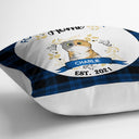 Ma maison pour toujours - Cadeau pour chiens et chats - Oreiller personnalisé