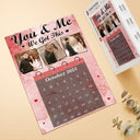 Gift For Couples,Gift For Husband,Gift For Wife,Custom Photo,Love - Custom Photo Calendar Couple The Day Our Journey Began - Personalized Jigsaw Puzzle