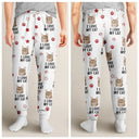 Christmas,Pet Lovers,Cat Lovers,Dog Lovers,Custom Photo,Happy - Custom Photo I Love My Fur Babies - Personalized Pajama Pants